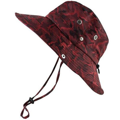 Gorro de Pescador Militar Rojo