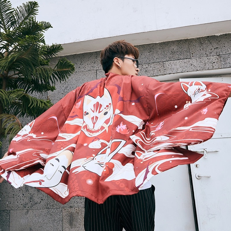 Kimono Hombre Washi  LOBICHIA Streetwear Japones